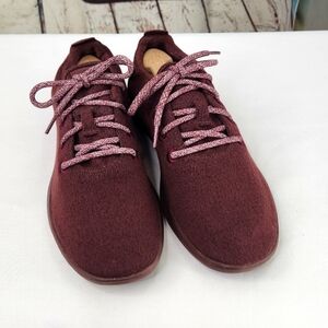 Allbirds Wool Runners Tuke Jam Burgundy Sneakers‎